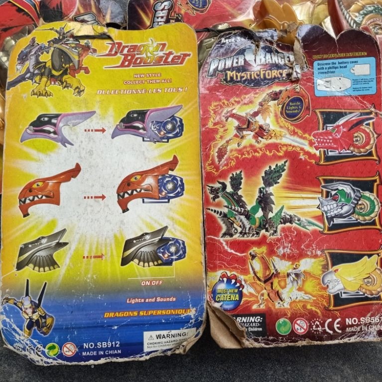 POWER RANGERS MYSTIC FORCE DRAGON BOSTER alat DX berubah tranformasi