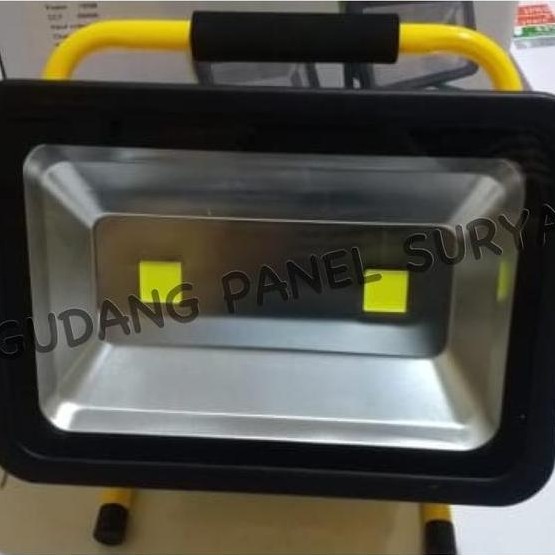 Lampu Sorot Emergency LED 100Watt 100 Watt Portable 2 mata