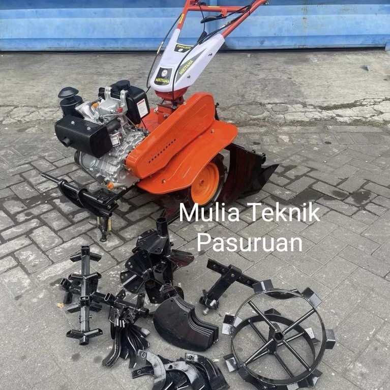 Cultivator Pembuat Bedengan Mikiyama 95RM Diesel Bahan Bakar Solar