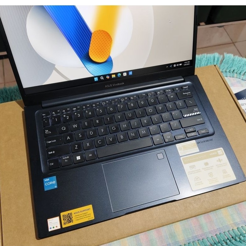 laptop asus vivobook 14 a1404va-ips356 core i3 gen 13 8/512 fhd ips garansi 2026 12