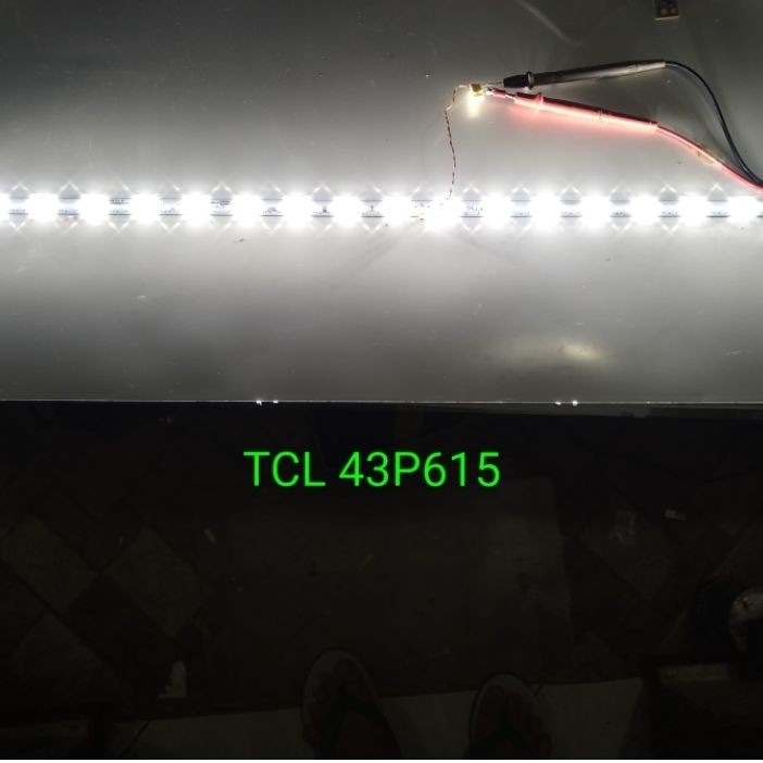 Lampu backlight tv tcl 43p615