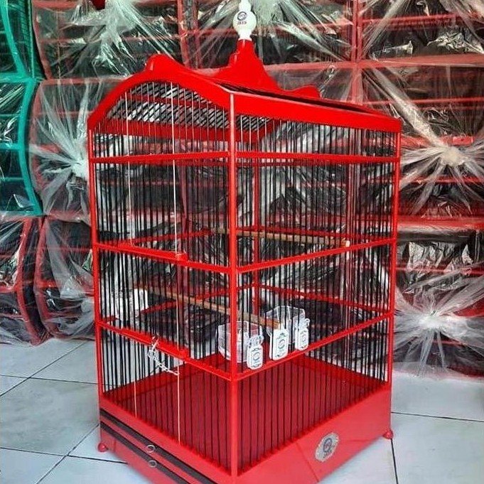 NEW SANGKAR KOTAK EBOD MERAH NO 1 ORIGINAL ORI