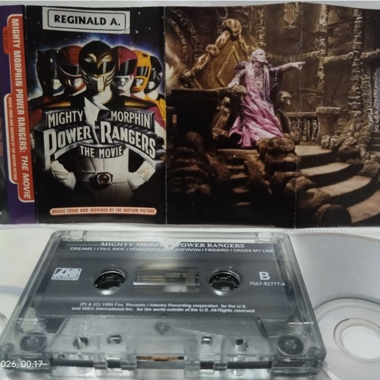 kaset pita mighty morphin Power Rangers