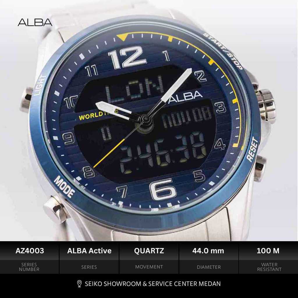 Alba Active AZ4003 Chronograph Digital Dan Analog