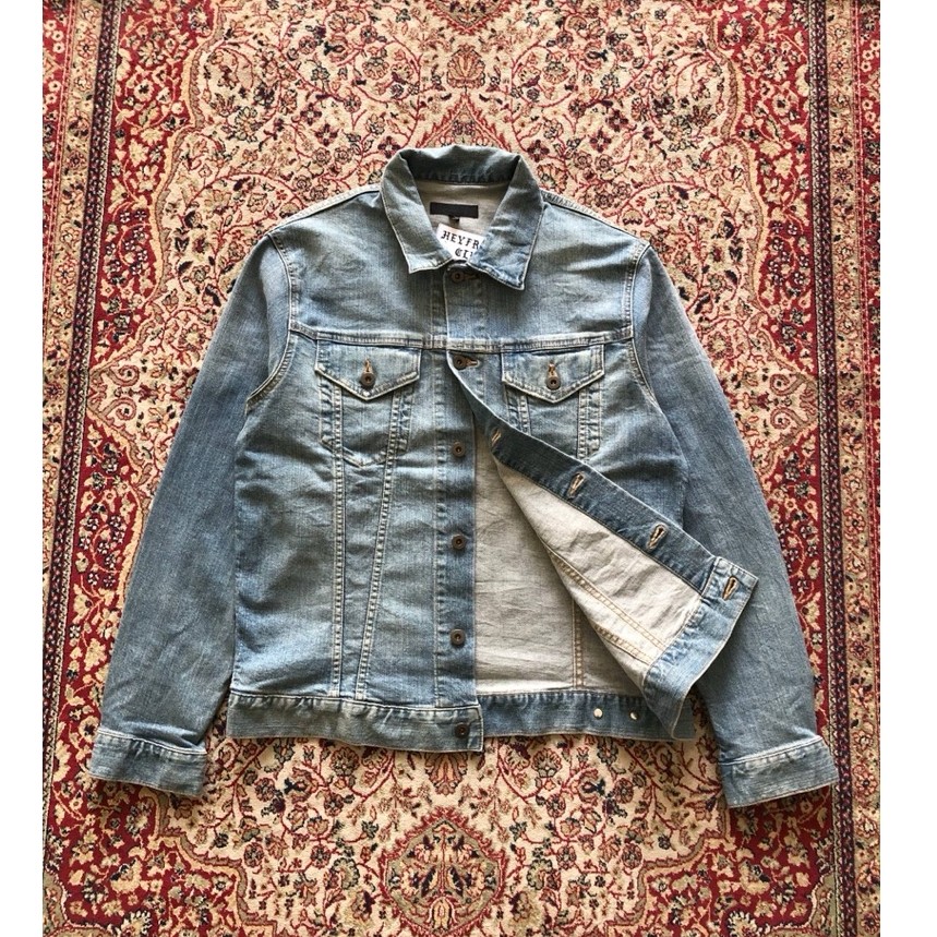 Uniqlo trucker jeans type 3  denim jacket Vintage trucker jeans jacket i221