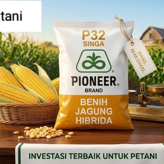 benih jagung pioneer P32 singa