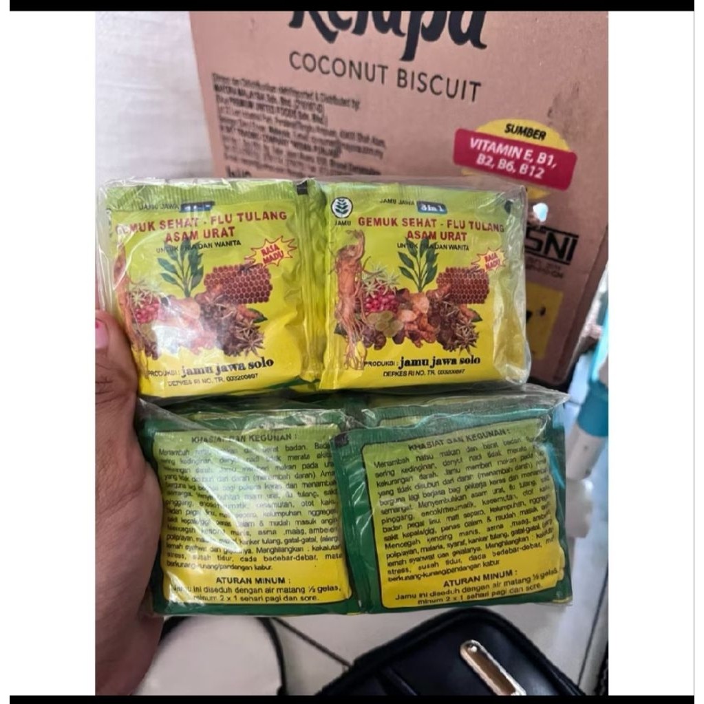 gemuk sehat flu tulang asam urat 3in1