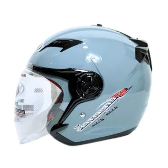 HELM NHK GLADIATOR DOUBLE VISOR HALF FACE