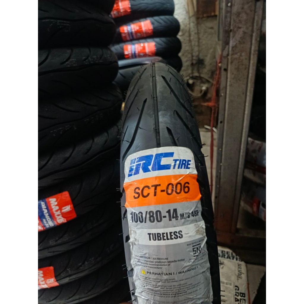 BAN IRC 100/80-14 SCT-006 TUBELESS