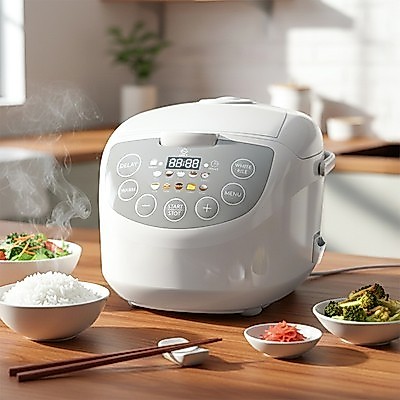 Kels 1.2 Ltr Hexa Multi Rice Cooker - Putih