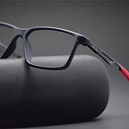 Kaca mata pria/frame kaca mata minus/kaca mata radiasi ox 3218-hitam