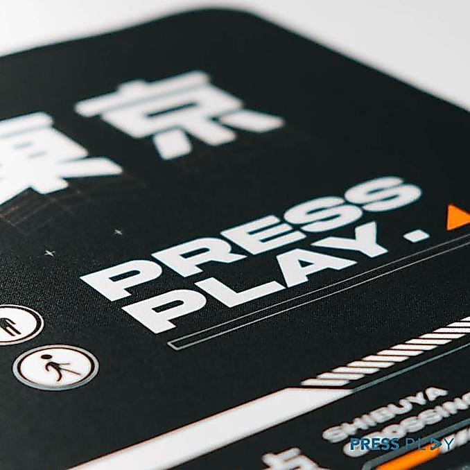 SHIBUYA Gaming Mousepad Deskmat by Press Play