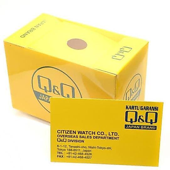 Ready  Jam Tangan Anak Wanita Q&Q QnQ Digital Strap Karet LLA2J805Y Original
