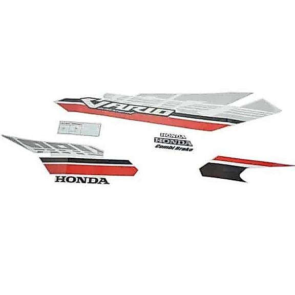 STRIPE SET L WHITE RED NEW VARIO 125 ESP K60 871X0K60B50ZCL