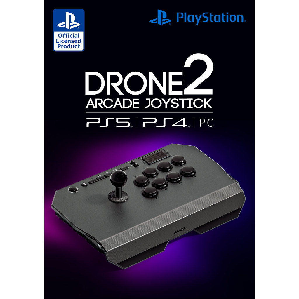 QANBA Drone 2 Arcade Joystick Fighting Stick for PS5 PS4 PC