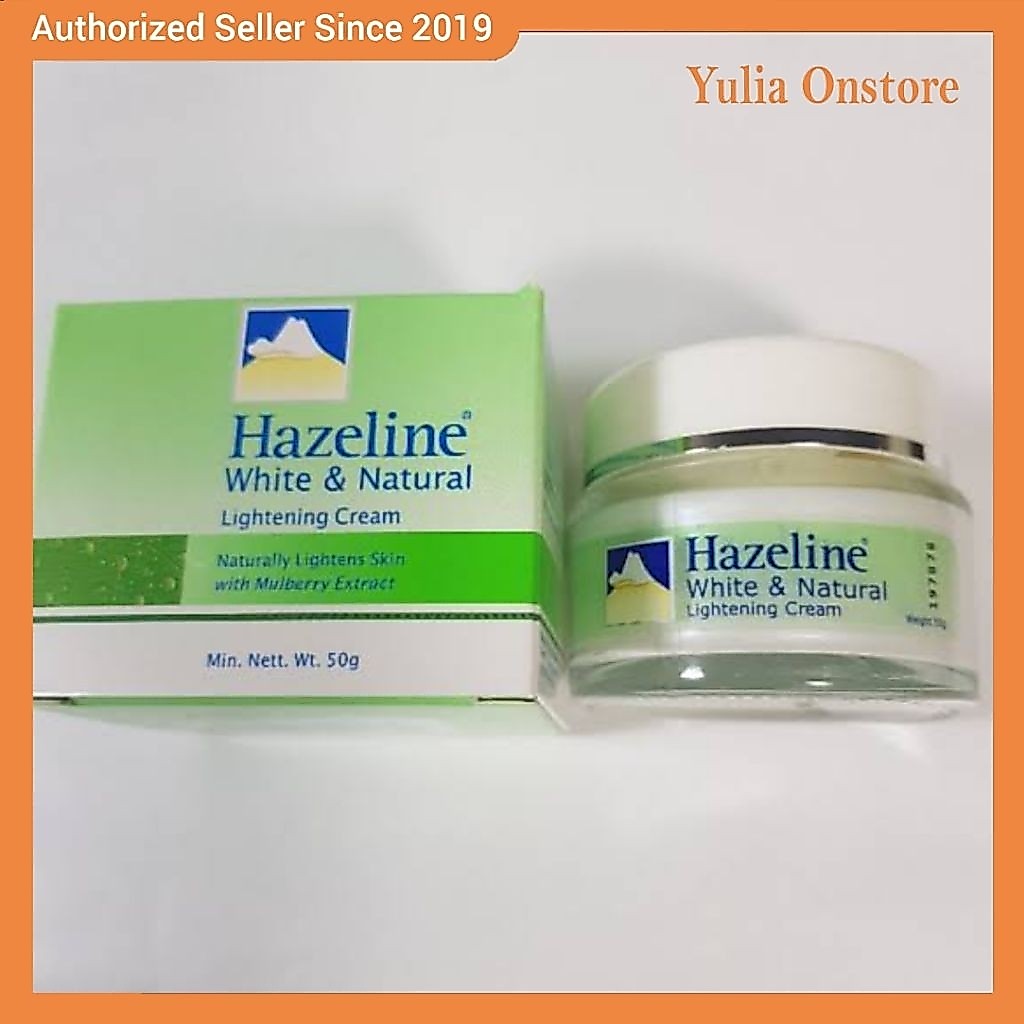 HAZELINE WHITE & NATURAL LIGHTENING CREAM | HAZELINE SNOW ORIGINAL MALAYSIA HIJAU | HASELINE ORI HIJ