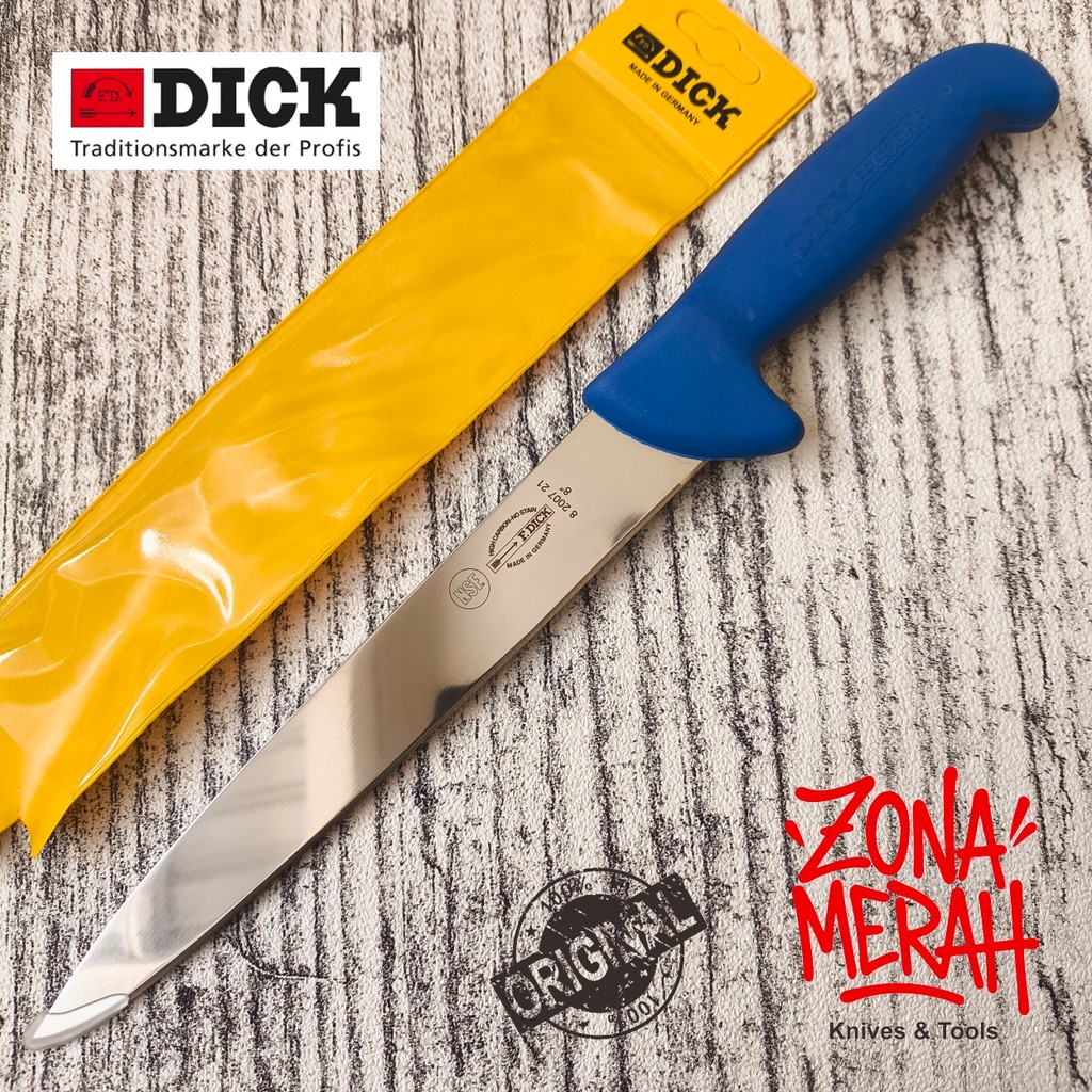 pisau sticking knife F. dick original germany 21 cm blue 8.2007.21