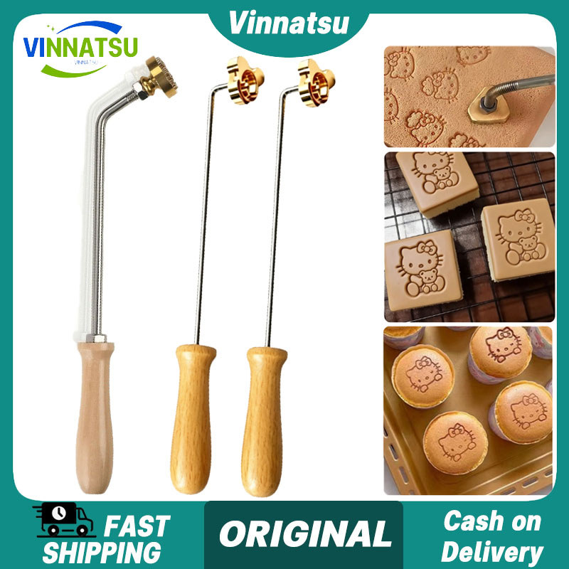 Vinnatsu Hot Stamp Cake Alat Stempel Kue Stempel Kue Stempel Stempel Kue Food Grade 304 Kue Karakter