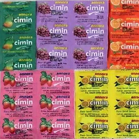 Permen anora cimin 40pcs/permen cimin snack jadul/makanan ringan