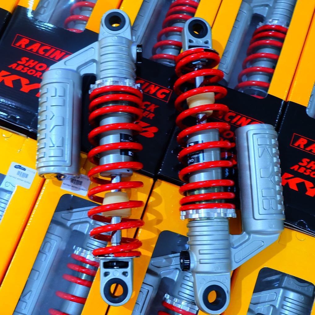 Shock Belakang KYB Merah Grasstrack Gordons - Doubleshock Kayaba GTX