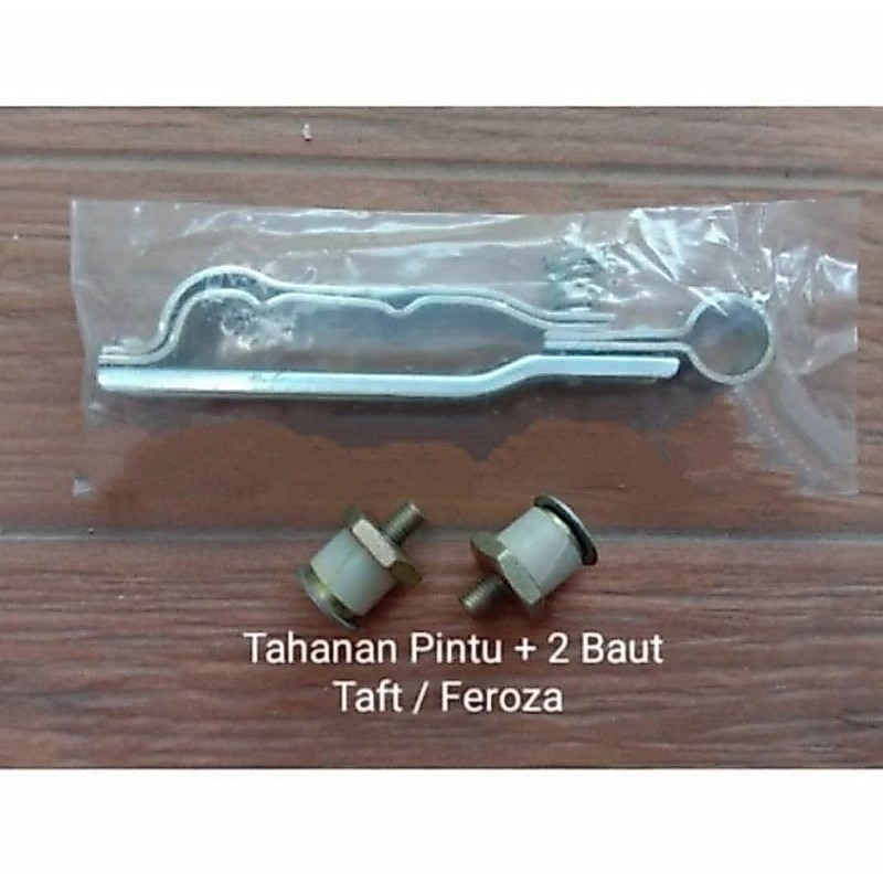 tahanan + 2 baut pintu belakang taft gt/ feroza/ rocky/ independent tahanan pintu taft gt tahanan pi