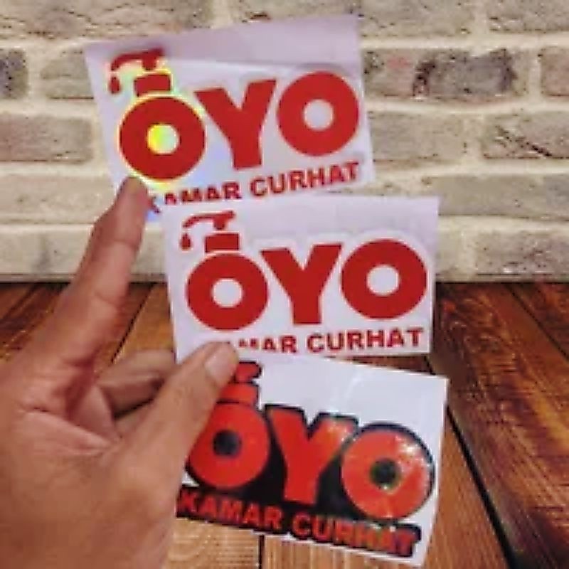 stiker cutting OYO stiker oyo