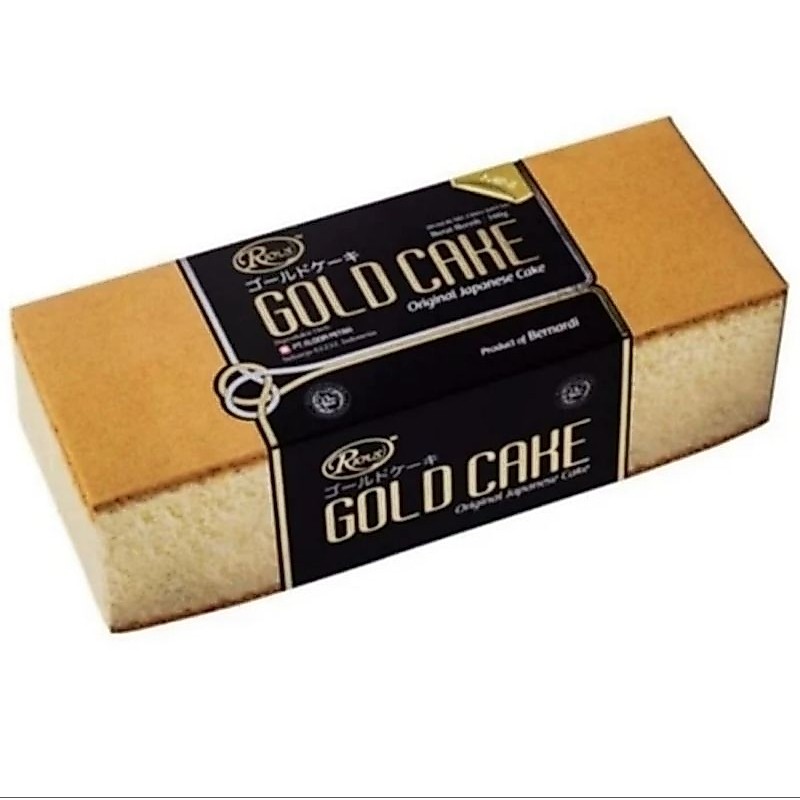 Rious Gold Cake Mini Original Japanese Cake by Bernardi Kue Goldcake