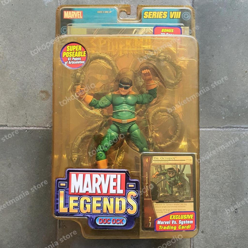 action figure doc ock octopus marvel legends toybiz spiderman