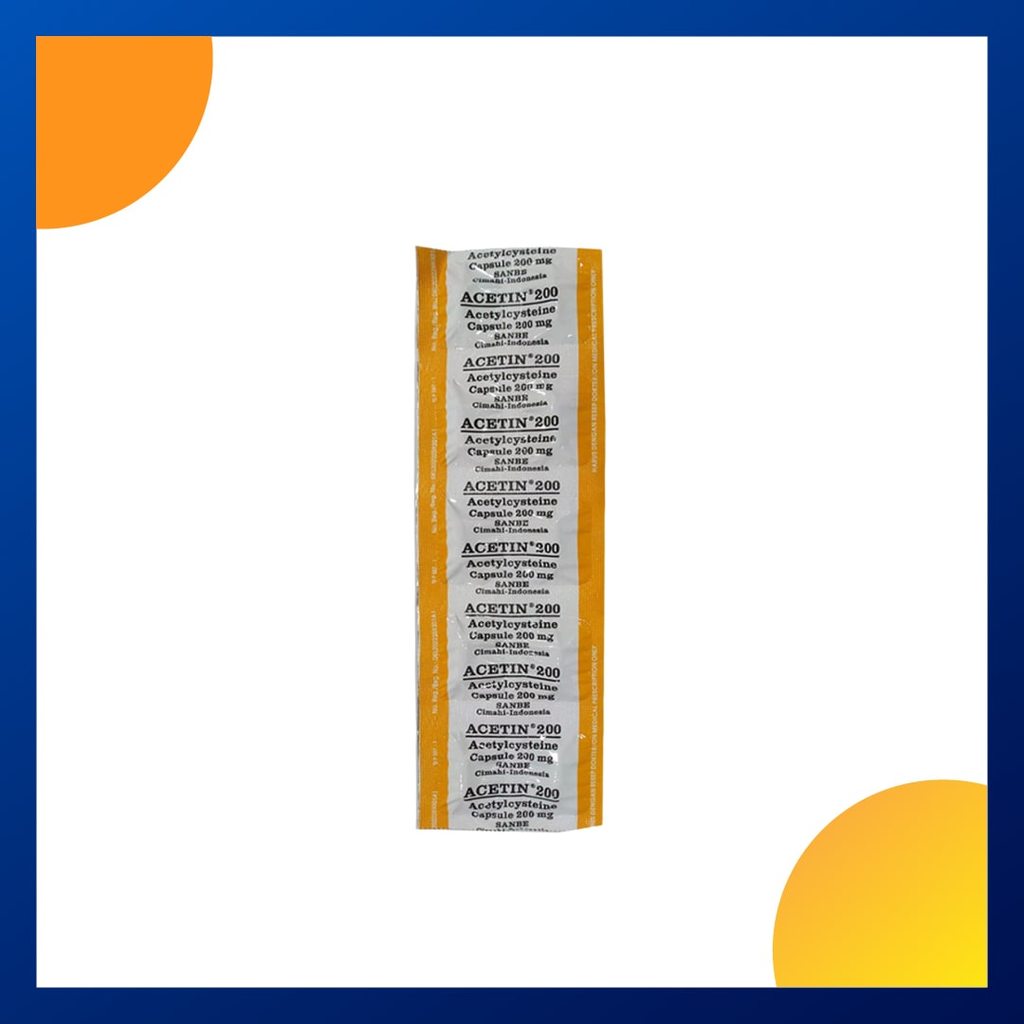 ACETIN 200 200 MG 1 STRIP @ 10 KAPSUL