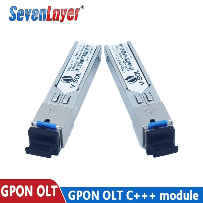 VSOL GPON OLT C+++ 20KM 7DB 8DB 9DB PON module SFP Modules SC port 1490/1310 Compatible With ZTE fib