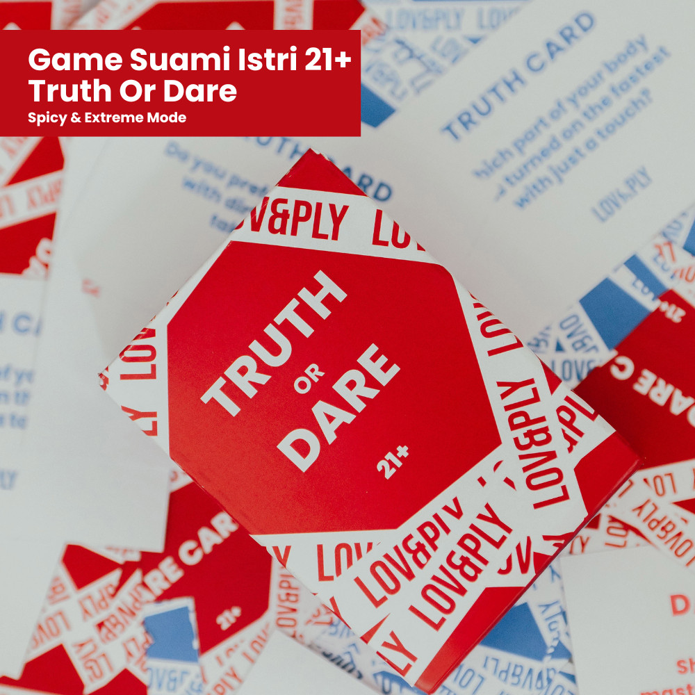 CANDUSHOP  LOV&PLY Truth or Dare 21+ / Game Suami Istri / Mainan Dewasa 21+ / Board Game Dewasa 21+ 