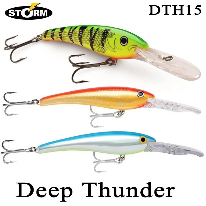 Lure Storm Deep Thunder DTH15 - 15cm 60gr Depth 6 - 9 m, Umpan Trolling dan Casting