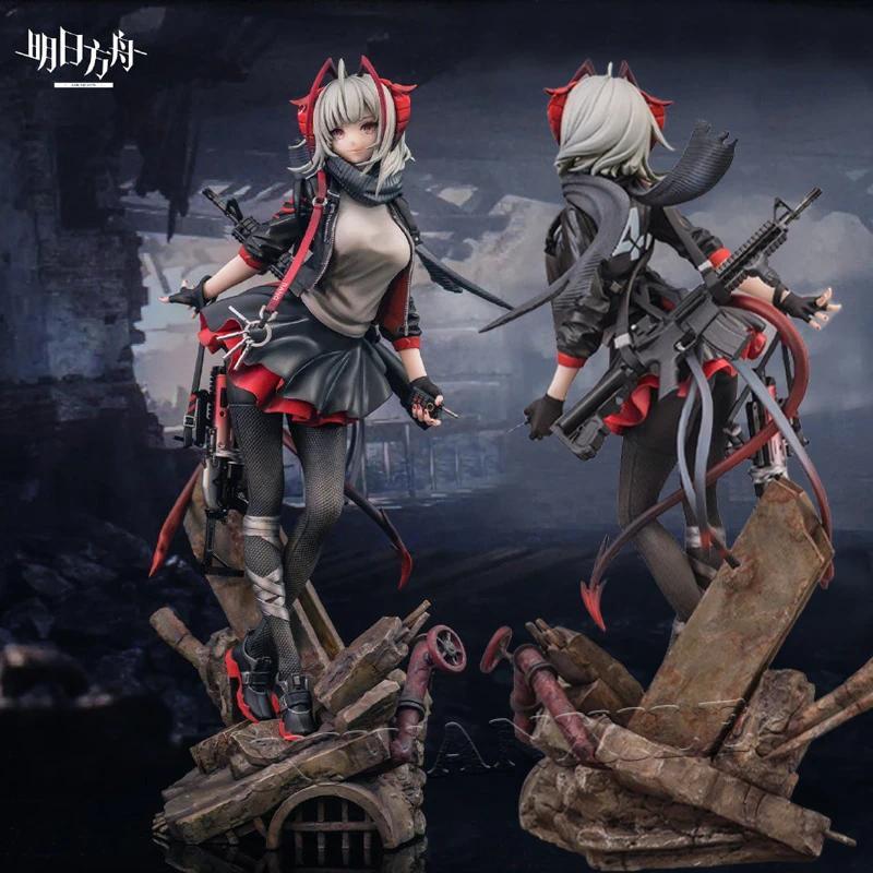 28cm Arknights W Anime Game Figure Arknights Texas Action Figure Arknights Ch'en/Amiya Figurine Coll