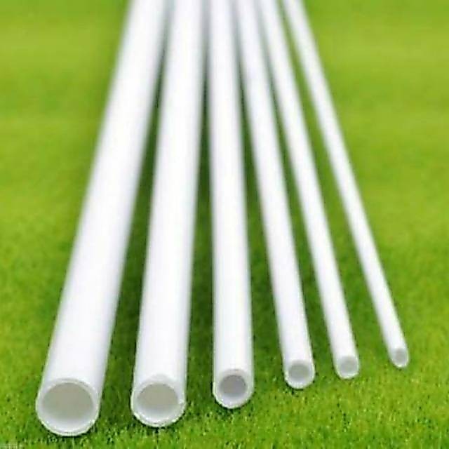 Pipa Bulat bahan maket 50cm  2/3/4/5/6/8/10 mm
