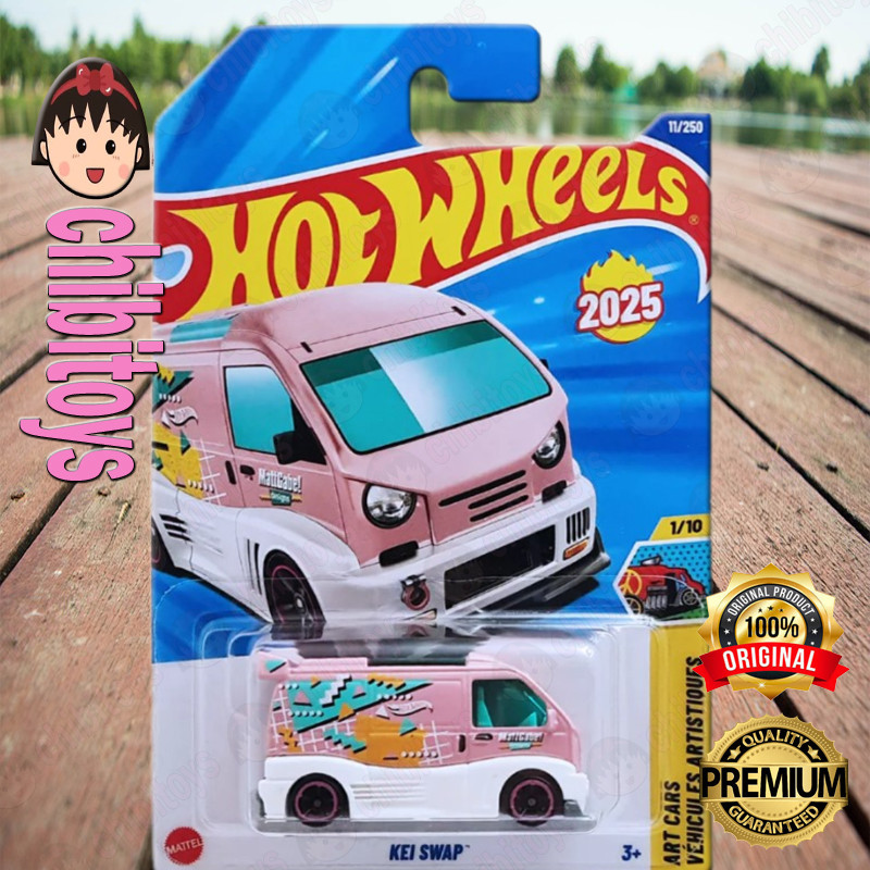 Hot Wheels Kei Swap Pink Mattgabe Diecast Mobil JDM Van