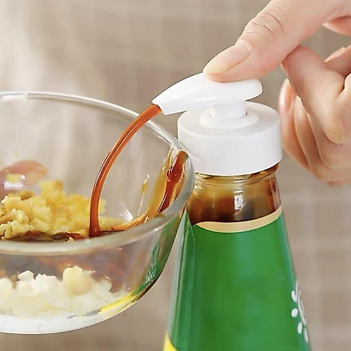 Kepala Pump Alat Pompa Dispenser Tekan Press Vacuum Vacum Sirup Saus Kecap Saos Sabun Shampo Lotion Cair Pump Sirup Botol Syrup Nozzel Universal Panjang