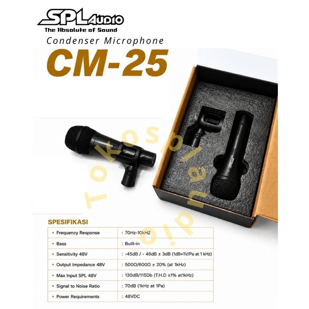 SPL Audio Condenser Microphone CM-25