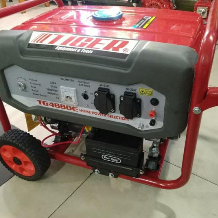 Genset Tiger TG 4880 E (Genset Tiger TG4880E 2500 WATT) - gojek motor
