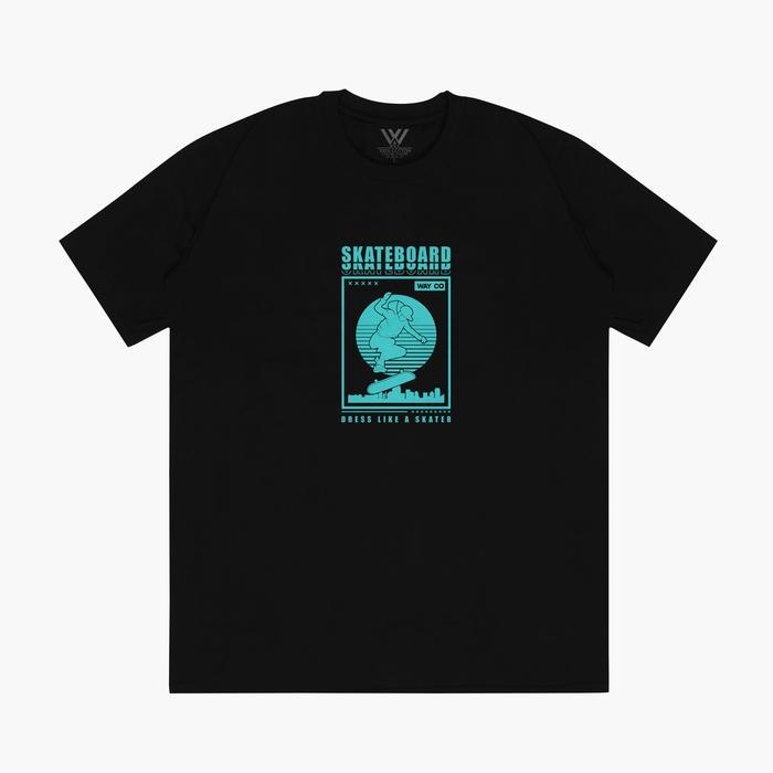 Way Kaos Dewasa Unisex - Tshirt Distro Simpel - Skate Way Co - S