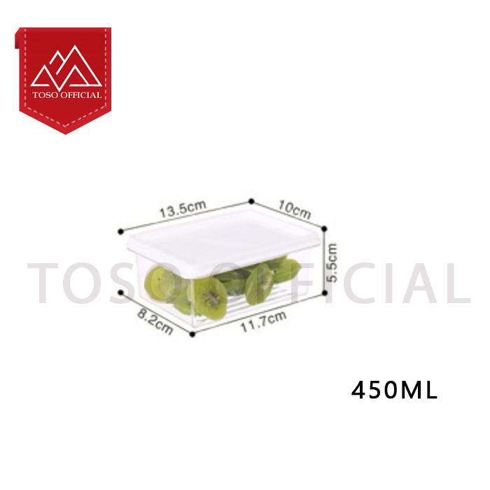KOTAK PENYIMPANAN MAKANAN KULKAS KOREA FOOD CONTAINER TOPLES STORAGE - 450ML