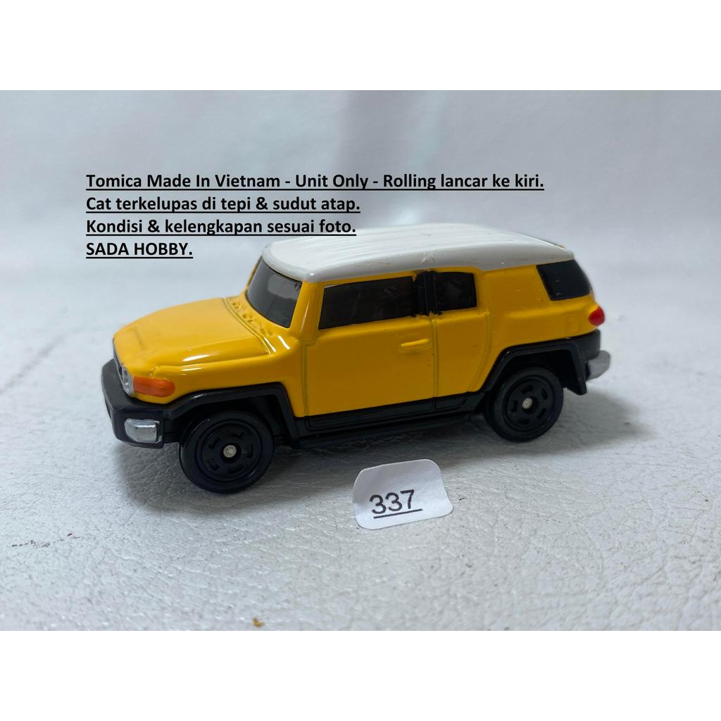 Tomica Toyota FJ Cruiser Yellow Unit Only