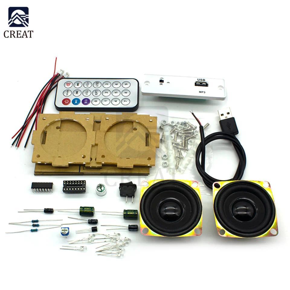 Kit DIY Pembuatan dan Perakitan Speaker Bluetooth, Kit Pengelasan Elektronik, Praktik Pengajaran, Ko