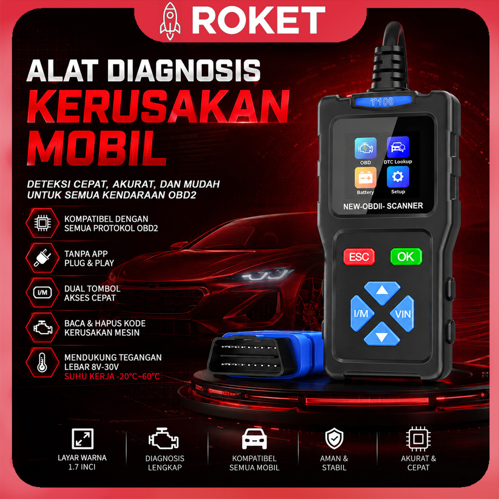 Scanner OBD2 KW850 – Cocok Untuk Mobil Jepang TOYOTA HONDA SUZUKI NISSAN
