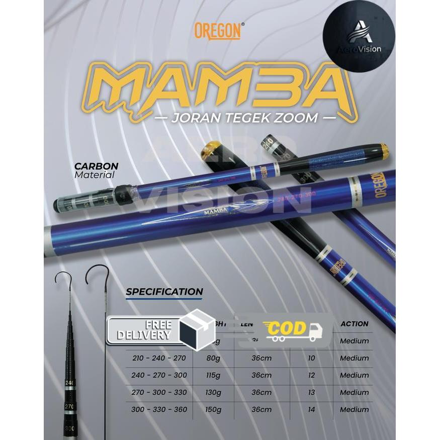 Joran Tegek Zoom Oregon Mamba -  180-210-240cm