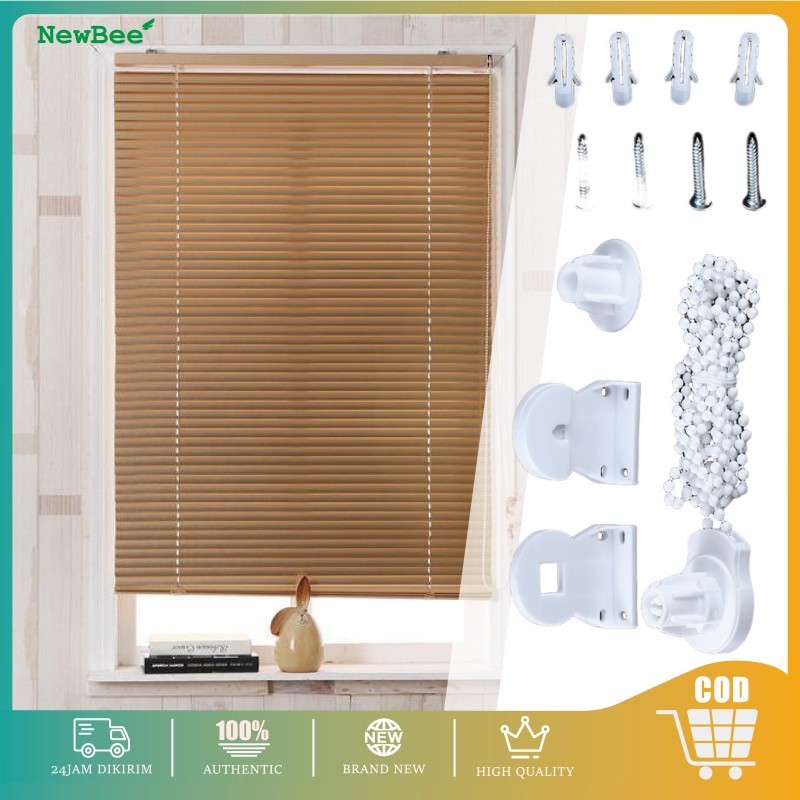 1 Set Roller Blind Head Blind Roller Jendela Bead Chain + Bracket Roller Blind Roller Blind Chain Un