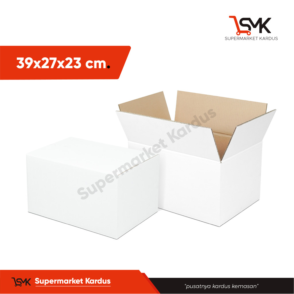 Box 39X27X23 (BROMO) Kardus/Karton/Kemasan/Packaging/Normal/Doublewall/Tinggi10/Tinggi23