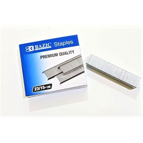 ISI STAPLES REFILL STAPLER BAZIC 23/8 23/13 23/15 23/17 23/20 23/24 ]