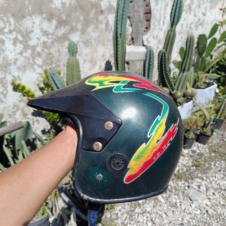 •Helm KJP Original Vintage Jadul•