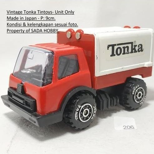 TONKA TIN TOYS JAPAN TRUCK WINGBOX MERAH UNIT ONLY VINTAGE TOYS CADATOYS