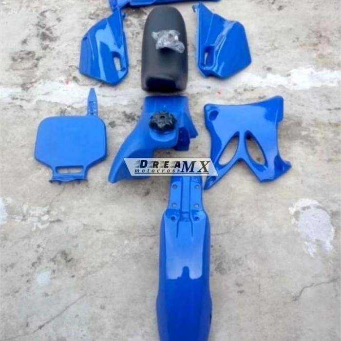 Body full set yz 85 lama Body trail custom yz 85 old lengkap jok dan tangki yz85